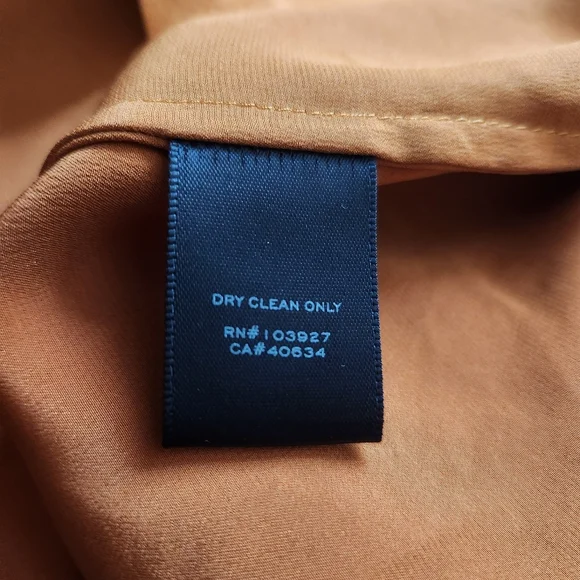 100% Silk blouse, top Marc Jacob,color brown size 6. - Picture 5 of 6